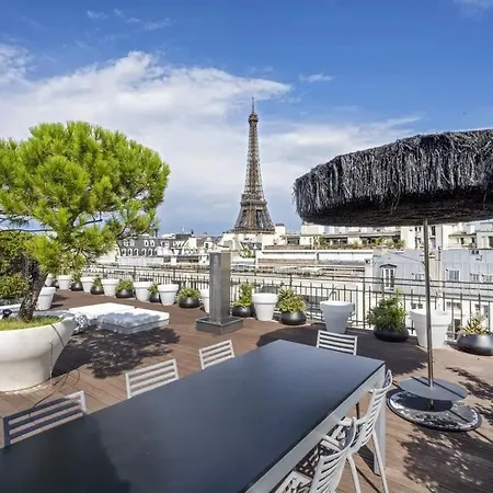 Apartmán Charming Parisian With A Stunning Terrace